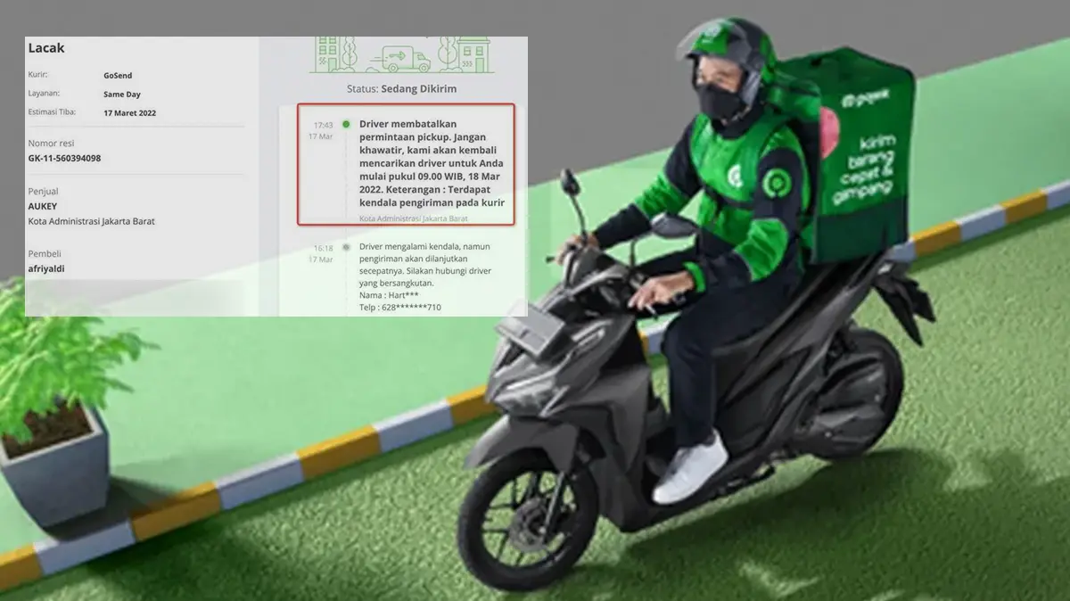 Arti Status Pengiriman GoSend