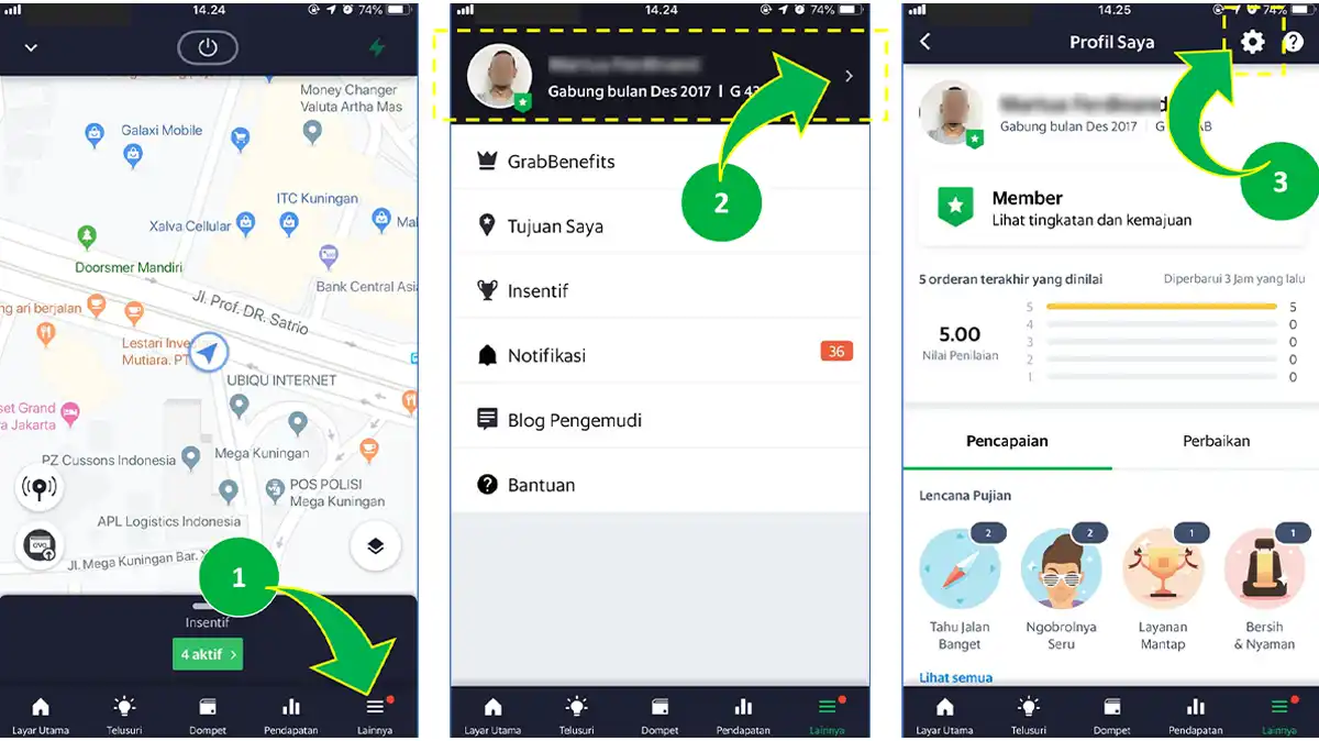 Cara Balik Nama Akun Grab Driver