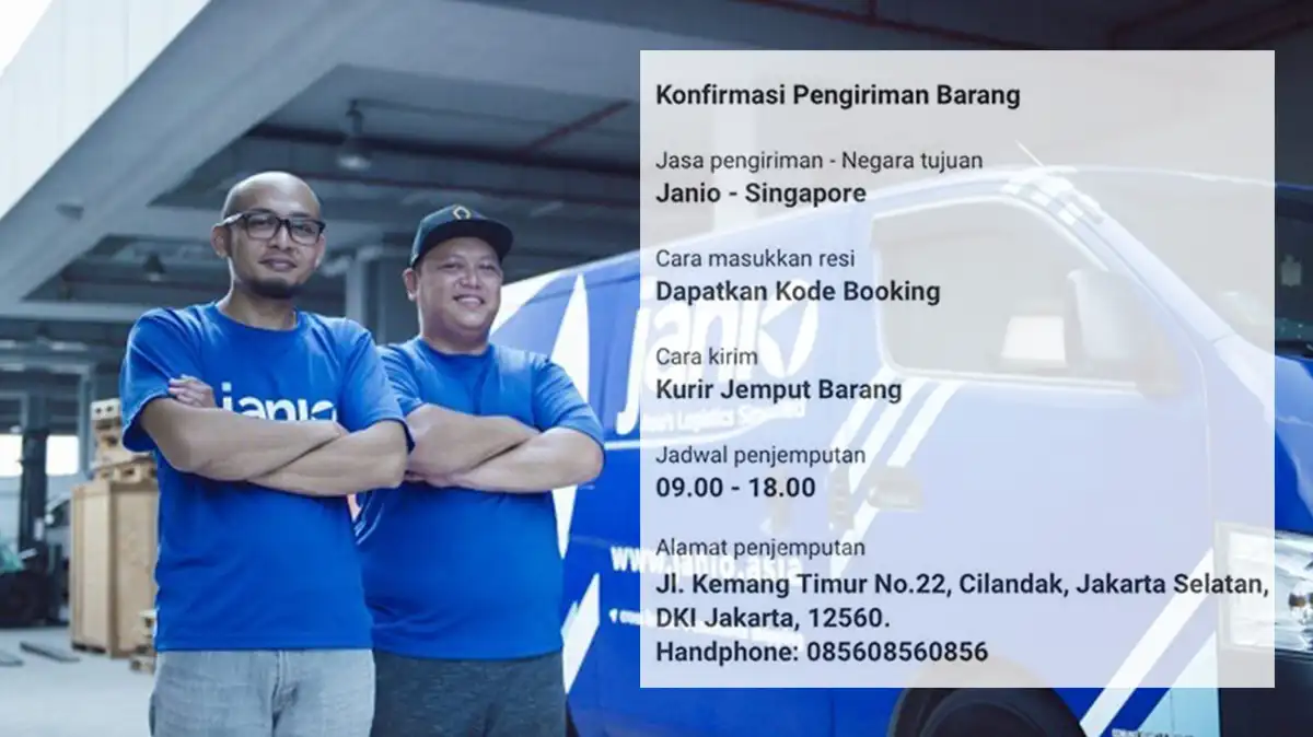 Istilah dan Arti Status Pengiriman Janio