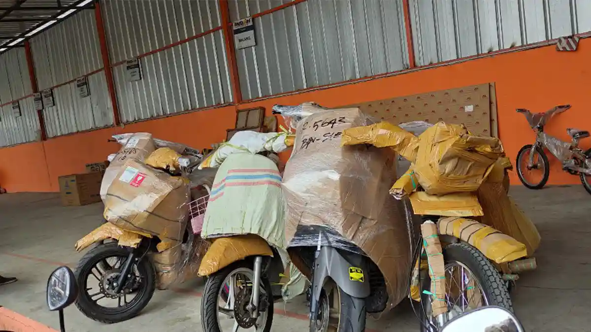 Cara Kirim Motor dengan Indah Cargo