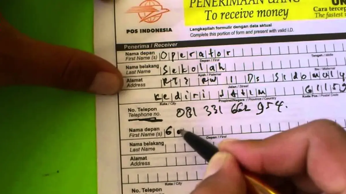 Syarat Kirim Uang Via Kantor POS